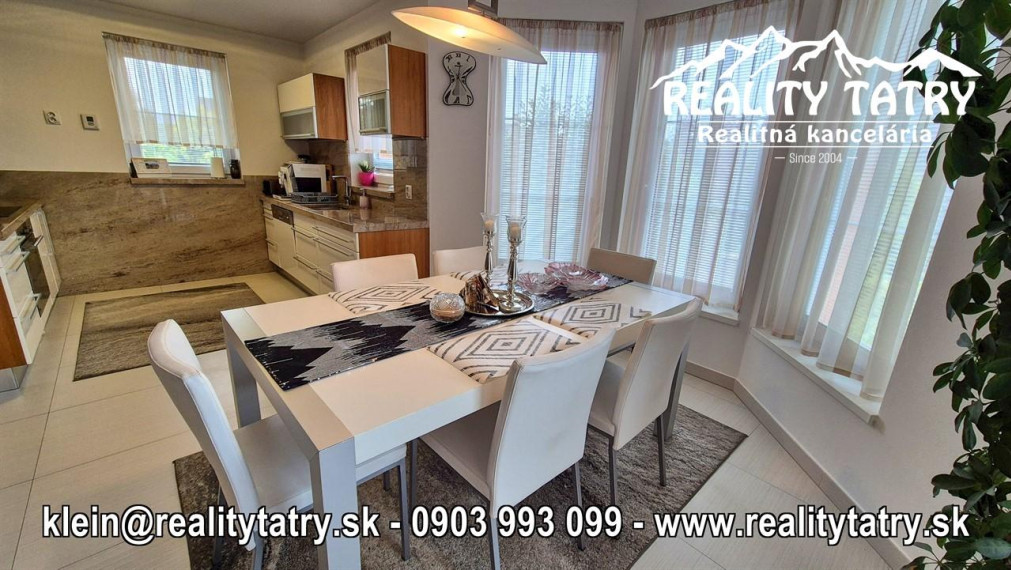 EXKLUZÍVNY Rodinný dom s nádherným výhľadom vo Veľkej Lomnici v 100% TOP STAVE - ODPORÚČAME aj pre náročného klienta !!!