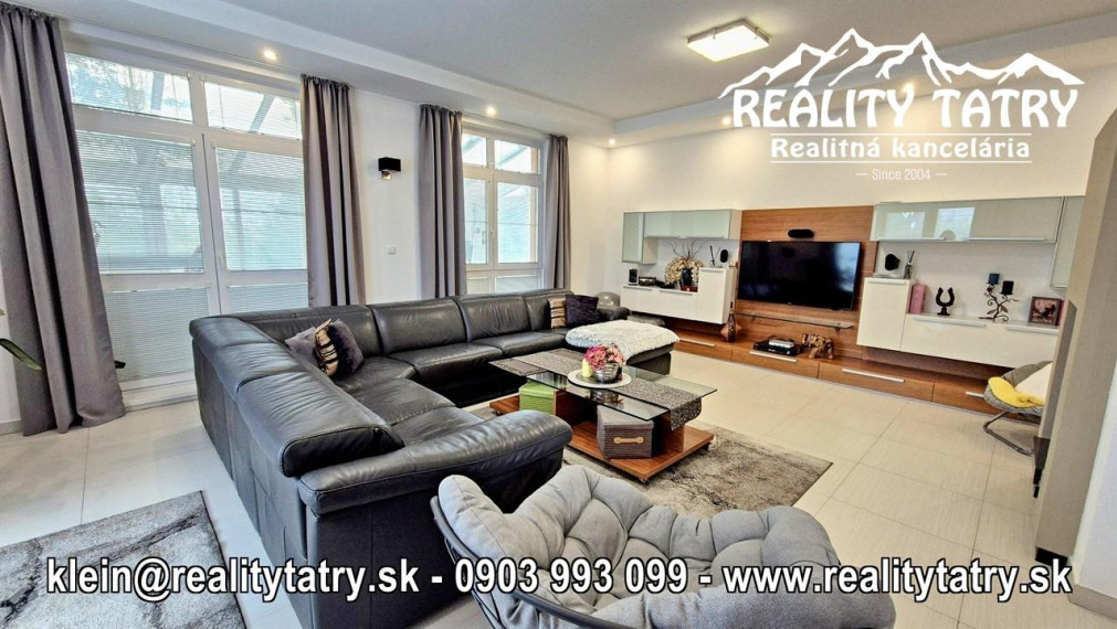 EXKLUZÍVNY Rodinný dom s nádherným výhľadom vo Veľkej Lomnici v 100% TOP STAVE - ODPORÚČAME aj pre náročného klienta !!!