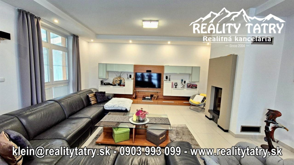 EXKLUZÍVNY Rodinný dom s nádherným výhľadom vo Veľkej Lomnici v 100% TOP STAVE - ODPORÚČAME aj pre náročného klienta !!!