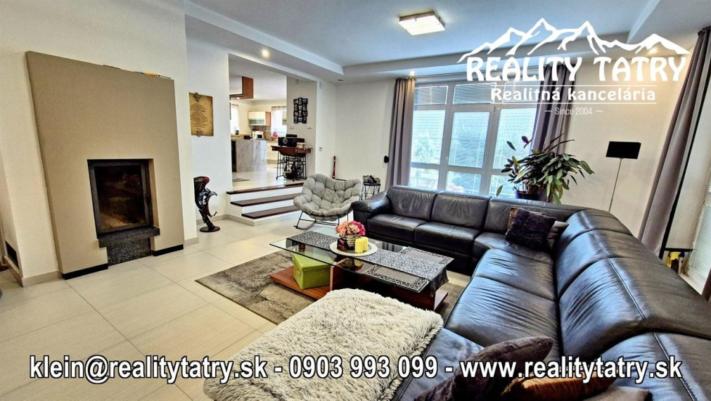 EXKLUZÍVNY Rodinný dom s nádherným výhľadom vo Veľkej Lomnici v 100% TOP STAVE - ODPORÚČAME aj pre náročného klienta !!!