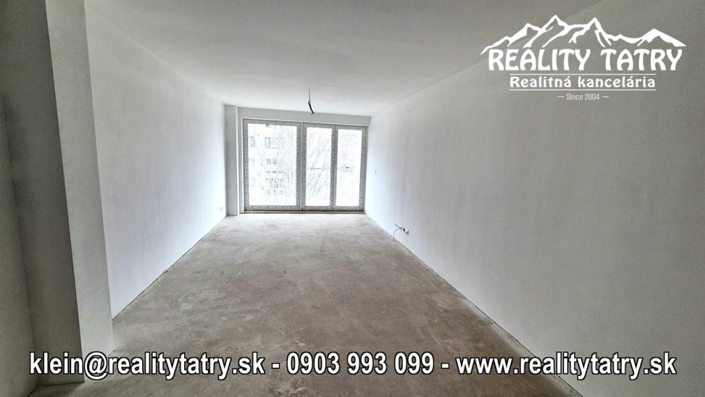 NOVÉ 3 izbové BYTY V CENTRE POPRADU - TOP LOKALITA, Výhľad - ODPORÚČAME !!!