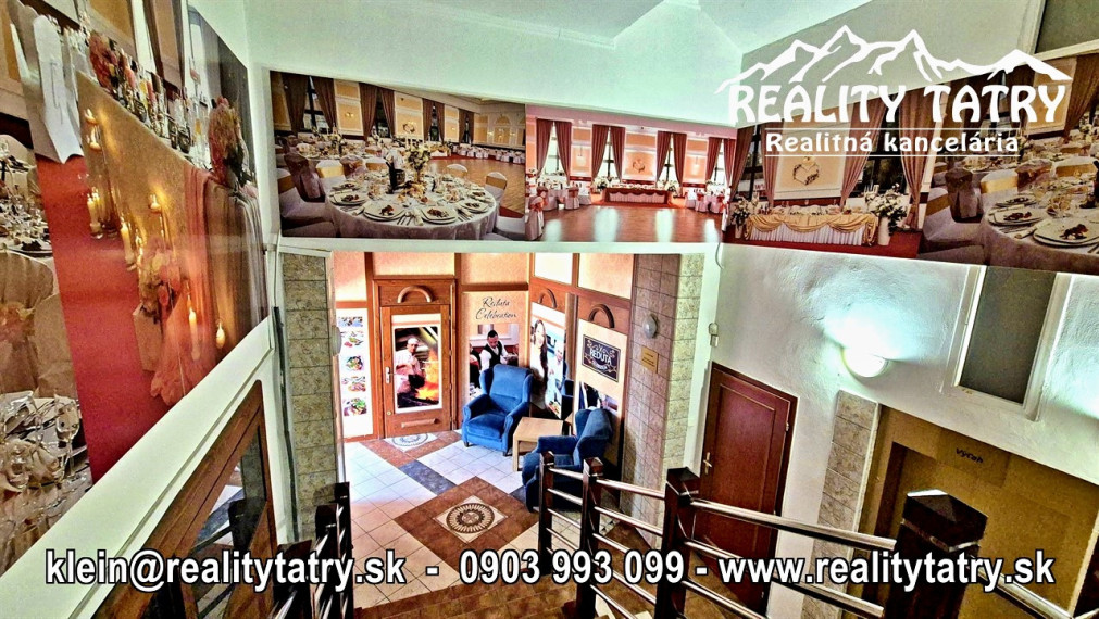 Reštaurácia REDUTA - Jedinečná investičná príležitosť v srdci Popradu - TOP PONUKA, TOP LOKALITA - ODPORÚČAME !!!