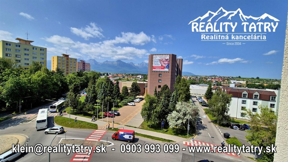 Exkluzívny 2 izbový byt s terasou v novostavbe Karpatská residence v Poprade - TOP STAV, TOP VÝHĽAD a LOKALITA !!!