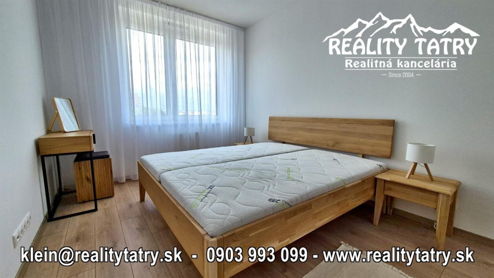 Exkluzívny 2 izbový byt s terasou v novostavbe Karpatská residence v Poprade - TOP STAV, TOP VÝHĽAD a LOKALITA !!!