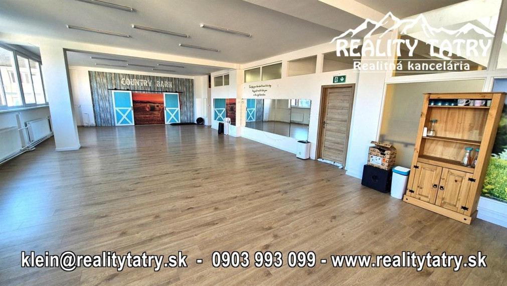 Obchodný priestor blízko centra v Poprade - Obchodné centrum VÝKRIK - Odporúčame !!!