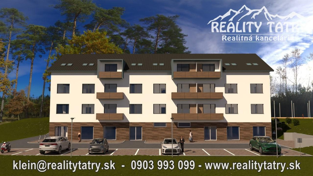 Predaj bytov v štandarde za cenu holobytu !!! - Apartmán 2 izbový s balkónom 47,70 m2 vo Východnej - NOVOSTAVBA, TOP CENA !!!