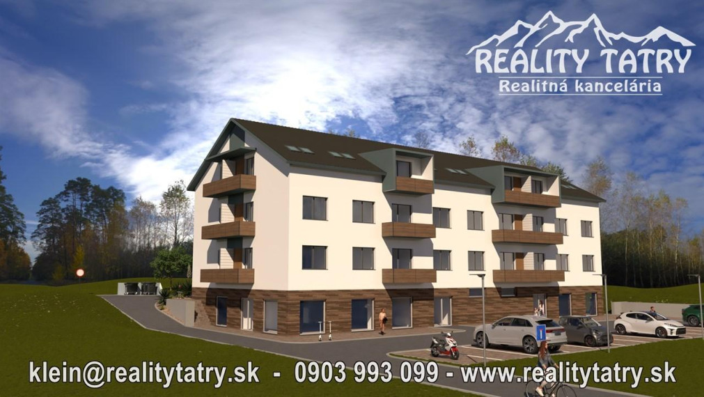 Predaj bytov v štandarde za cenu holobytu !!! - Apartmán 2 izbový s balkónom 47,70 m2 vo Východnej - NOVOSTAVBA, TOP CENA !!!