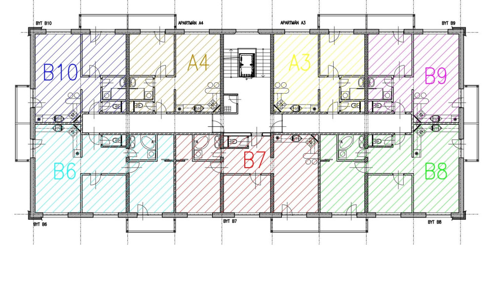 Predaj bytov v štandarde za cenu holobytu !!! - Apartmán 2 izbový s balkónom 47,70 m2 vo Východnej - NOVOSTAVBA, TOP CENA !!!