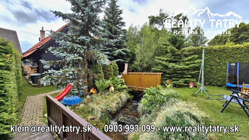 PREDANÉ - Rekreačná chalupa - DREVENICA  v tichom a peknom horskom prostredí Vysokých Tatier v malebnej Tatranskej obci Mengusovce TOP PONUKA !!!