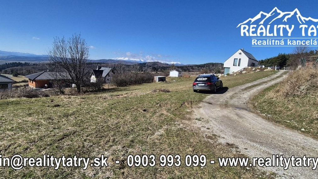 Nádherný stavebný pozemok - TOP VÝHĽAD - Uloža / LEVOČA -  ODPORÚČAME !!!