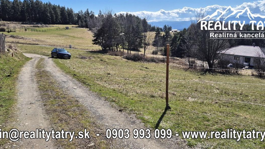 Nádherný stavebný pozemok - TOP VÝHĽAD - Uloža / LEVOČA -  ODPORÚČAME !!!