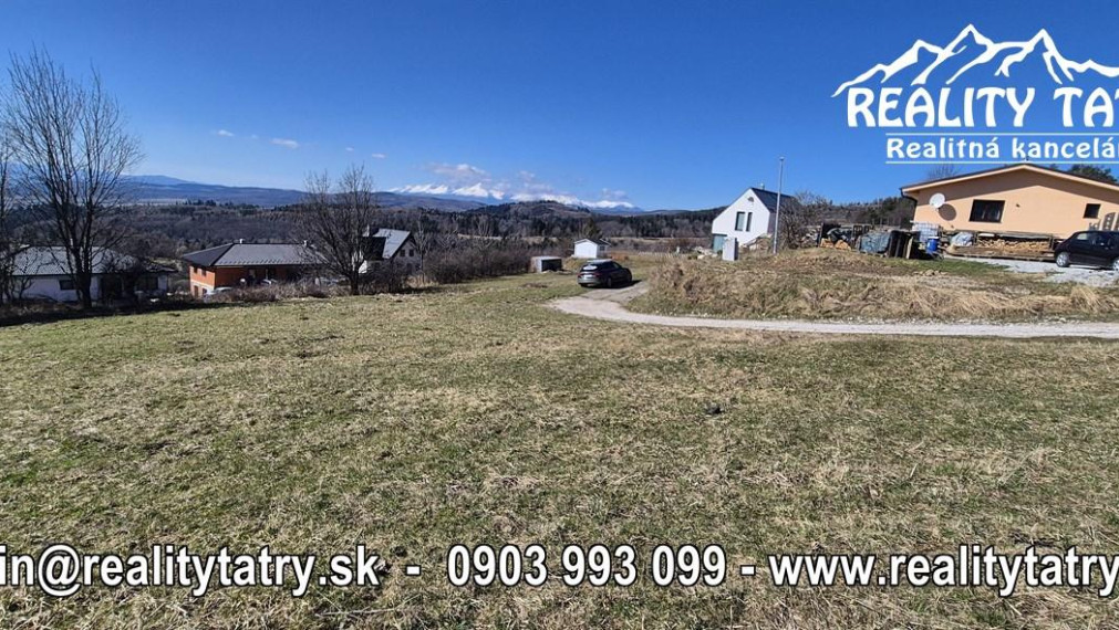 Nádherný stavebný pozemok - TOP VÝHĽAD - Uloža / LEVOČA -  ODPORÚČAME !!!