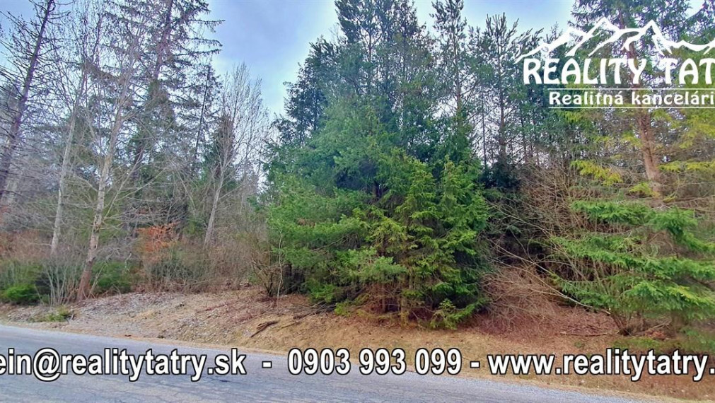 Rekreačný pozemok v lokalite Zahájnica 2700 m2 - Pekné tiché prostredie v lese - ODPORÚČAME !!!