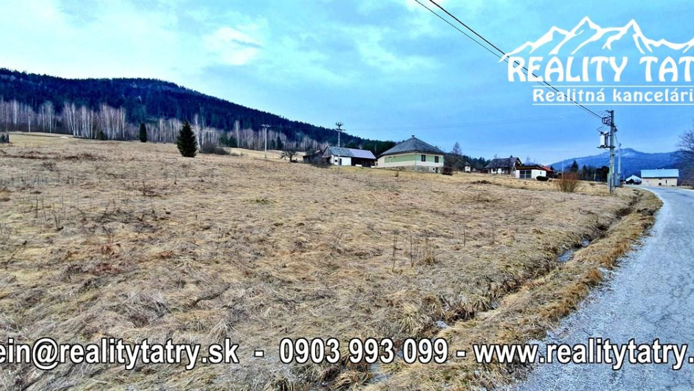 Rekreačný pozemok v lokalite Zahájnica 10000 m2 - Pekné tiché prostredie pod lesom - ODPORÚČAME !!!