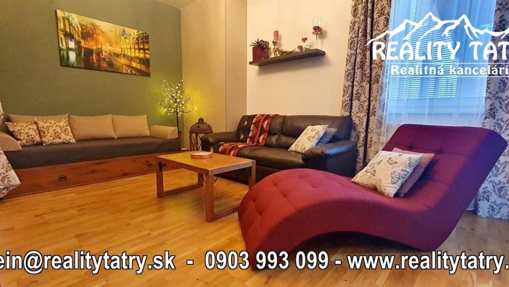 Apartmán s nádherným výhľadom na Slavkovský štít v Starom Smokovci TOP STAV, TOP LOKALITA - ODPORÚČAME !!!