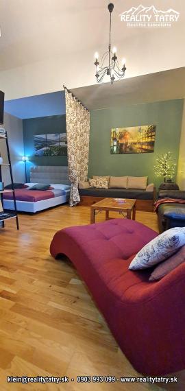 Apartmán s nádherným výhľadom na Slavkovský štít v Starom Smokovci TOP STAV, TOP LOKALITA - ODPORÚČAME !!!