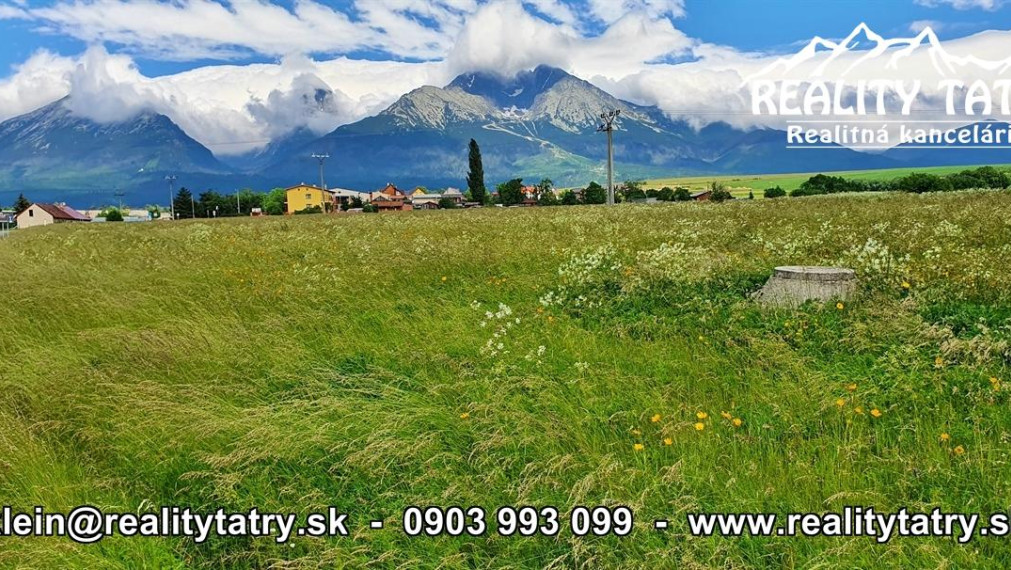Investičný pozemok 4186 m2 s Starej Lesnej s nádherným výhľadom - ODPORÚČAME !!!