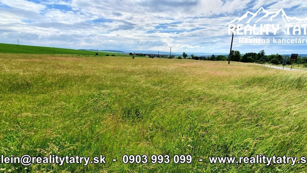 Investičný pozemok 4186 m2 s Starej Lesnej s nádherným výhľadom - ODPORÚČAME !!!