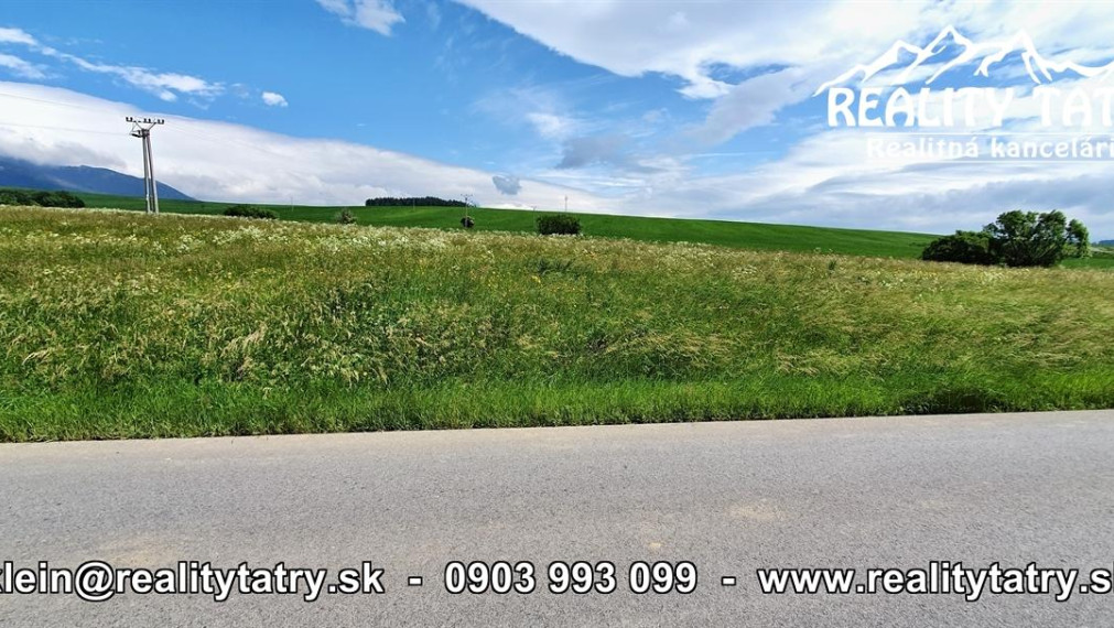 Investičný pozemok 4186 m2 s Starej Lesnej s nádherným výhľadom - ODPORÚČAME !!!