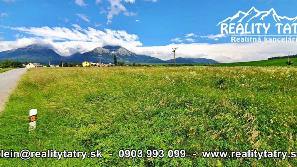 Investičný pozemok 4186 m2 s Starej Lesnej s nádherným výhľadom - ODPORÚČAME !!!