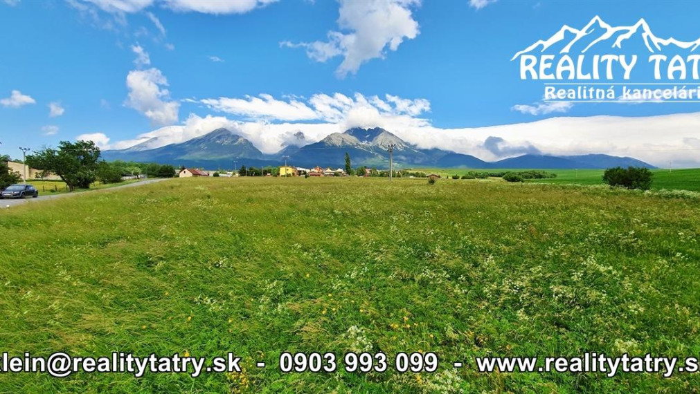 Investičný pozemok 4186 m2 s Starej Lesnej s nádherným výhľadom - ODPORÚČAME !!!