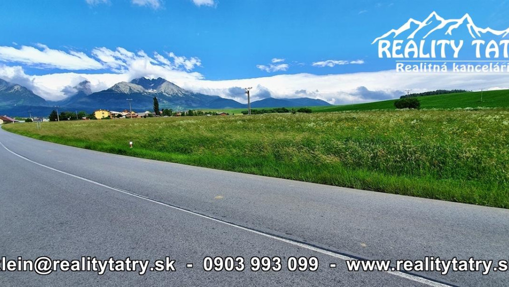 Investičný pozemok 4186 m2 s Starej Lesnej s nádherným výhľadom - ODPORÚČAME !!!