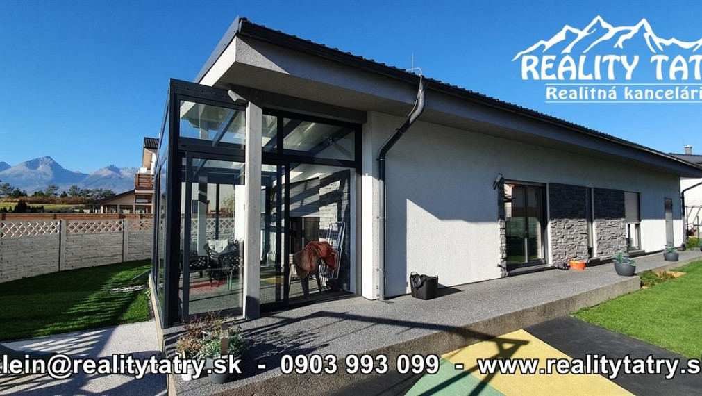 Exkluzívny Rodinný dom - Bungalov v TOP Lokalite Poprad - Veľká - NOVOSTAVBA - ODPORÚČAME !!!