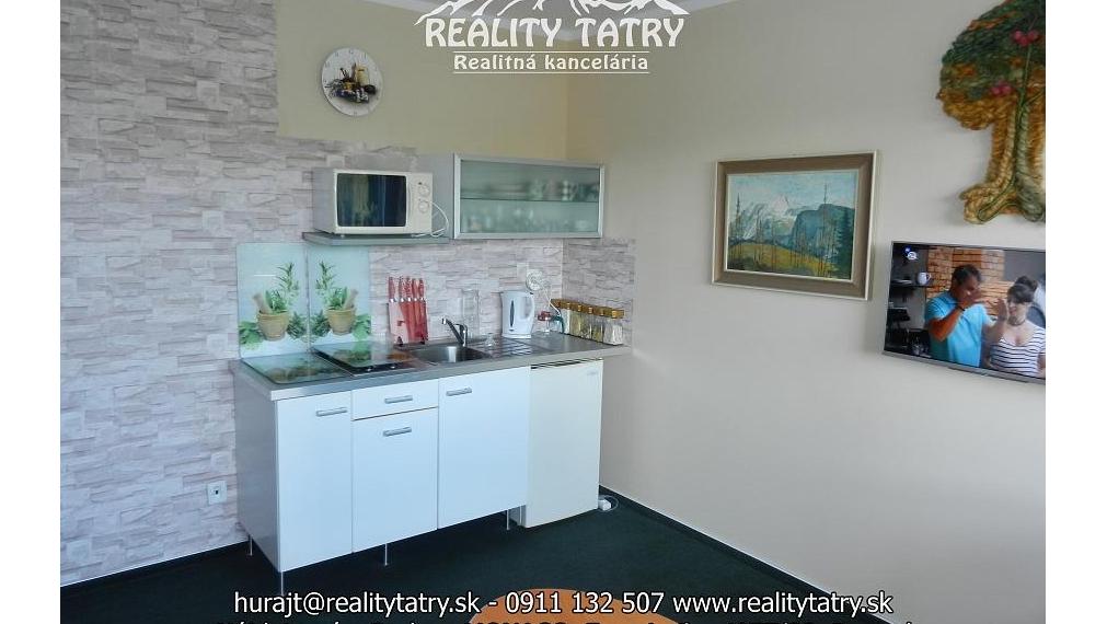 Apartmán 1 izbový 27 m2 v Tatranskej Štrbe, TOP STAV - VÝHODNÁ CENA - ODPORÚČAME !!!