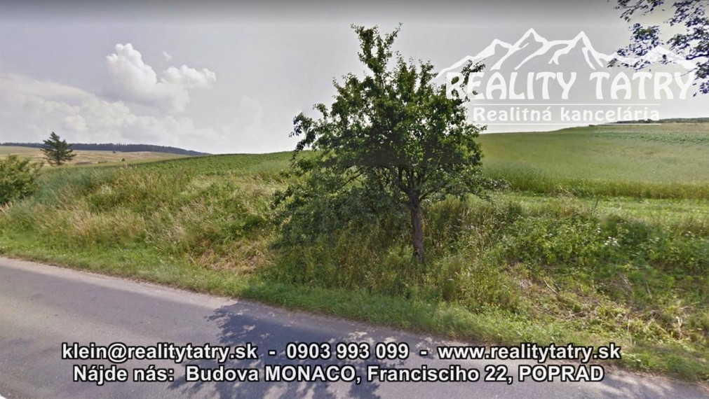 Pozemok vhodný na investíciu s možnosťou výstavby IBV v obci ABRAHÁMOVCE - Výhodná investícia - ODPORÚČAME !!!