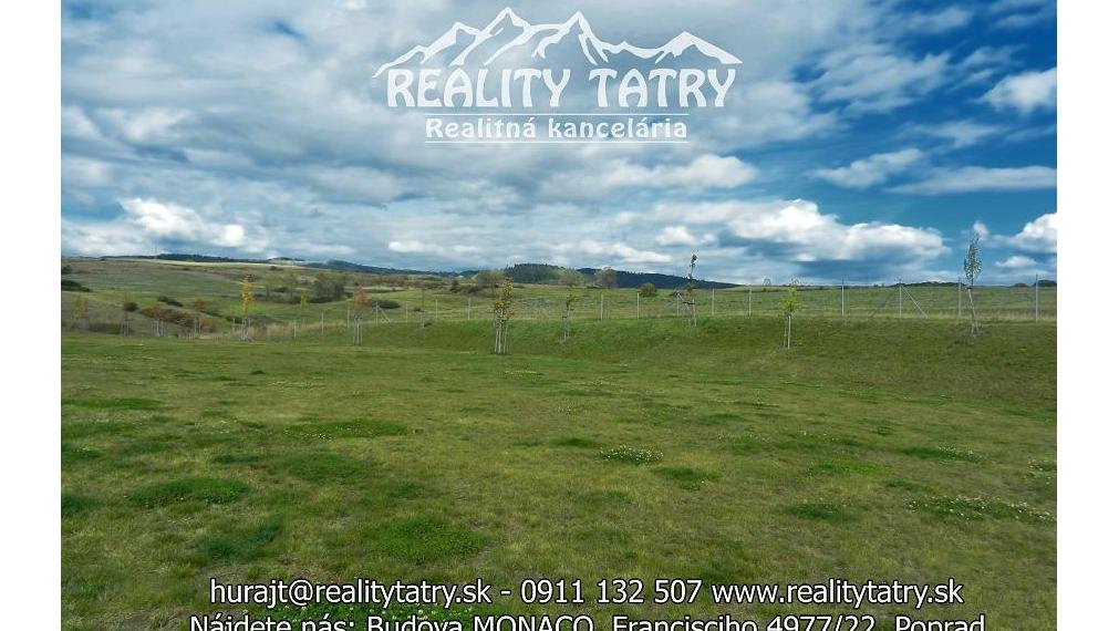 Pozemok vhodný na výstavbu oddychového alebo reštauračného zariadenia v lokalite LEVOČA