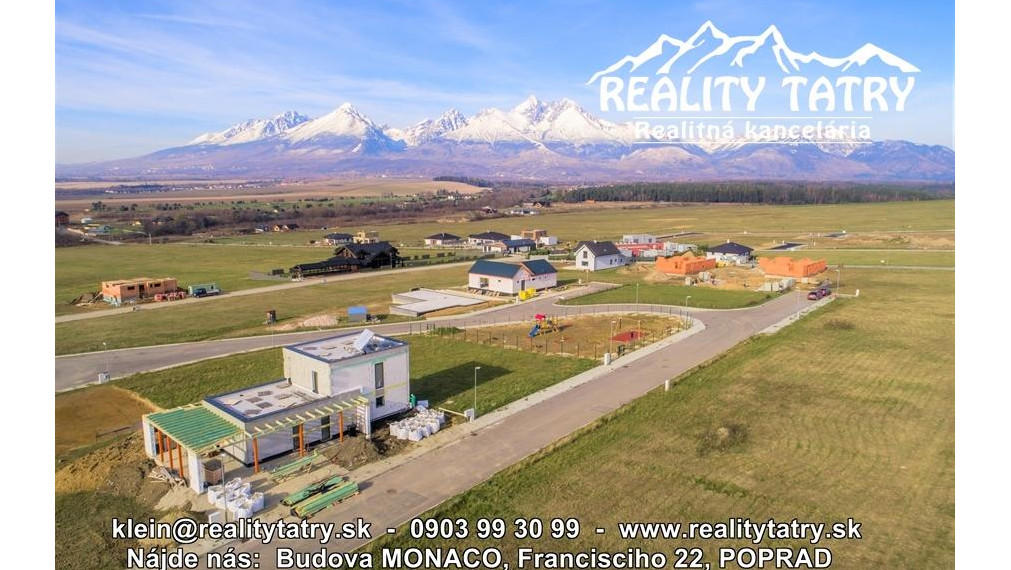 AKCIOVÁ CENA !!! - Stavebné pozemky v Top lokalite s kompletnými IS a kompletnou infraštruktúrou vo Veľkej Lomnici !!!