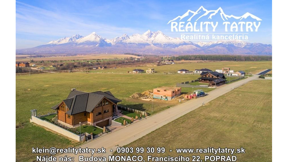 AKCIOVÁ CENA !!! - Stavebné pozemky v Top lokalite s kompletnými IS a kompletnou infraštruktúrou vo Veľkej Lomnici !!!