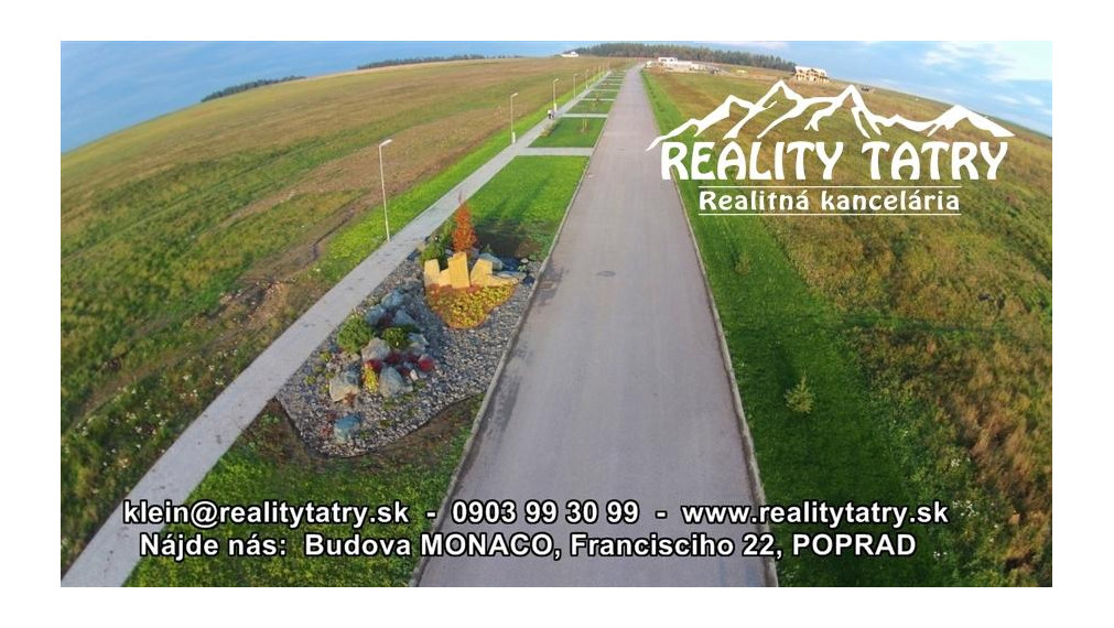 AKCIOVÁ CENA !!! - Stavebné pozemky v Top lokalite s kompletnými IS a kompletnou infraštruktúrou vo Veľkej Lomnici !!!