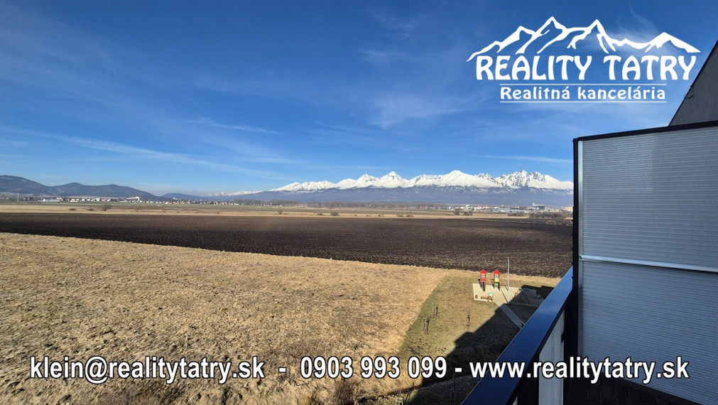 Byt 1 izbový s balkónom - kompletne zariadený v Poprade - TOP STAV - NOVOSTAVBA - ODPORÚČAME !!!