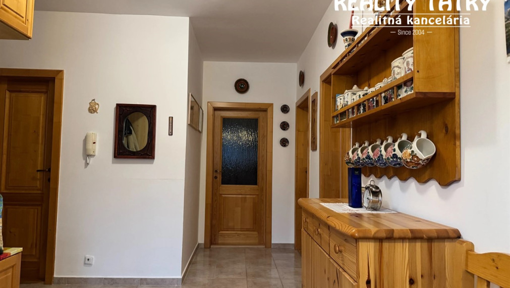 Byt 3 izbový vo Vysokých Tatrách - TOP STAV, TOP VÝHĽAD - ODPORÚČAME !!!