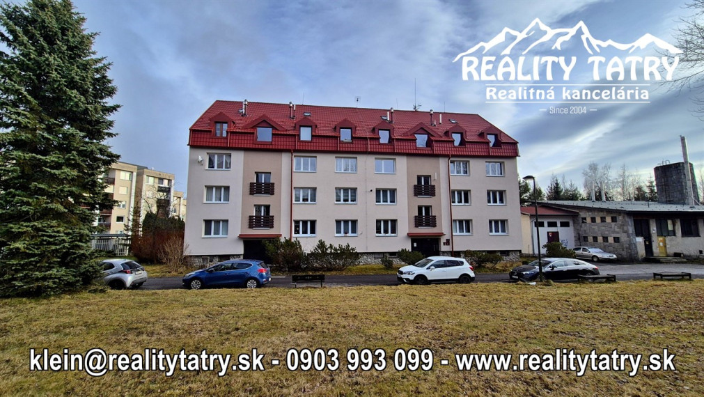 Byt 2 izbový s loggiou Vysoké Tatry - Dolný Smokovec TOP STAV, ODPORÚČAME !!!