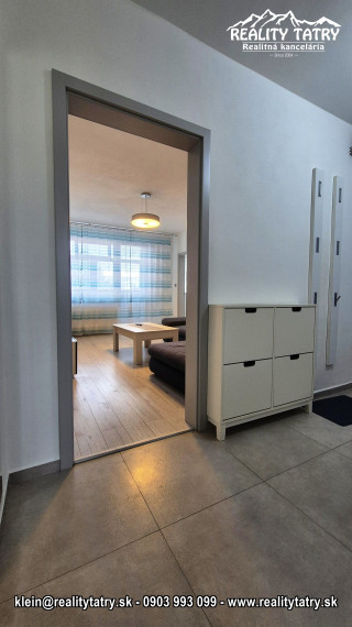 Byt 2 izbový s loggiou Vysoké Tatry - Dolný Smokovec TOP STAV, ODPORÚČAME !!!