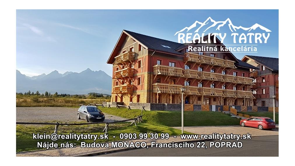 Byt 1 izbový s balkónom vo Veľkej Lomnici - TOP VÝHĽAD, ODPORÚČAME !!!