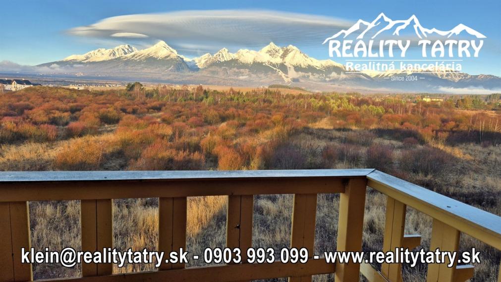 Byt 1 izbový s balkónom vo Veľkej Lomnici - TOP VÝHĽAD, ODPORÚČAME !!!