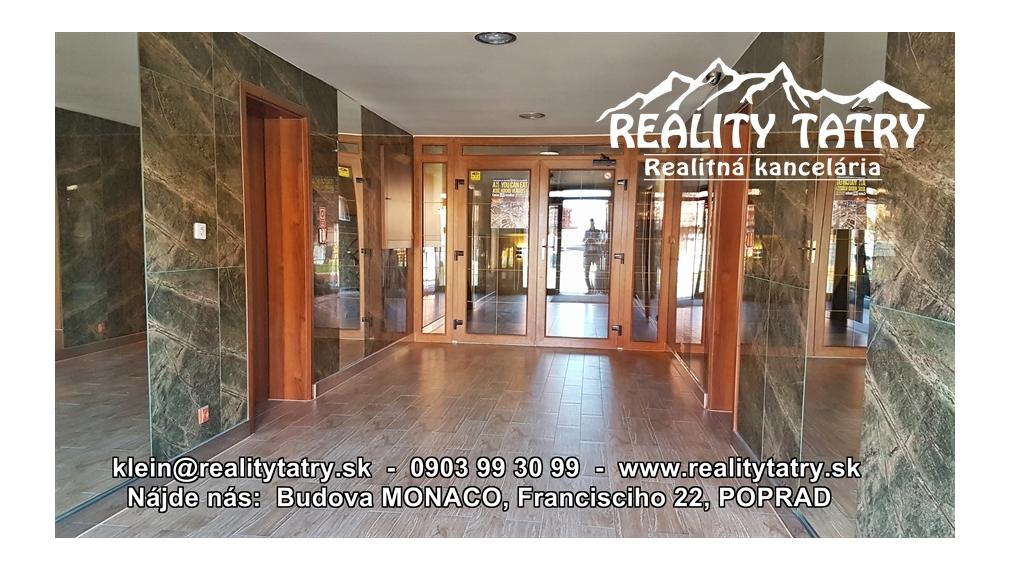 Byt 1 izbový s balkónom vo Veľkej Lomnici - TOP VÝHĽAD, ODPORÚČAME !!!