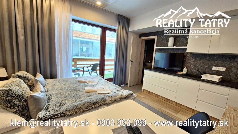 Apartmán s terasou v Starom Smokovci HREBIENOK Rezort I. - TOP KVALITA A STAV - ODPORÚČAME !!!