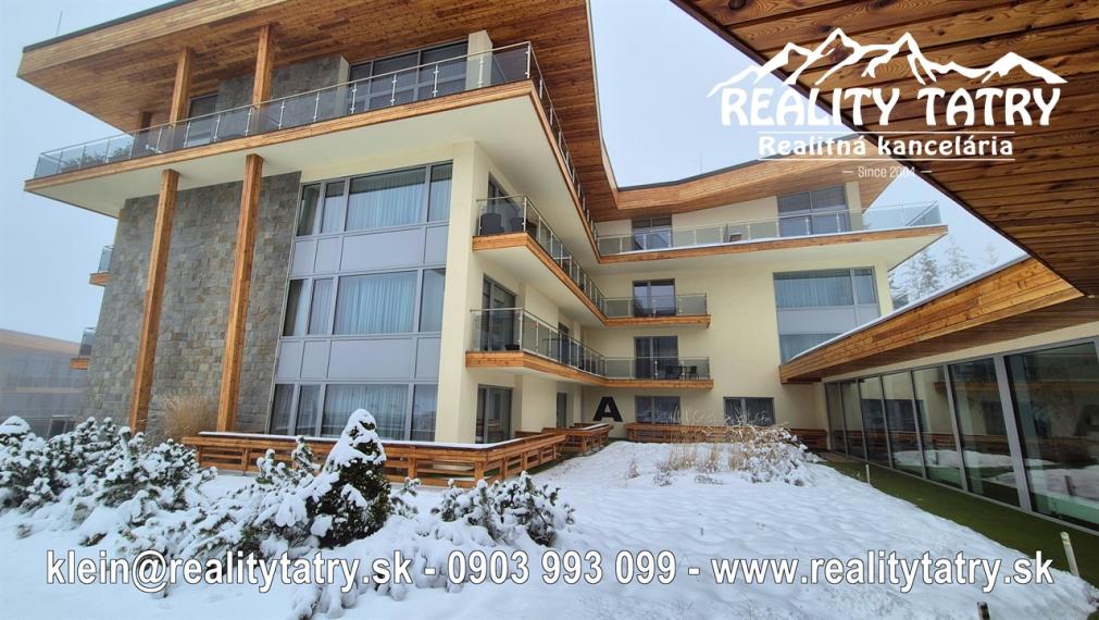 Apartmán s terasou v Starom Smokovci HREBIENOK Rezort I. - TOP KVALITA A STAV - ODPORÚČAME !!!
