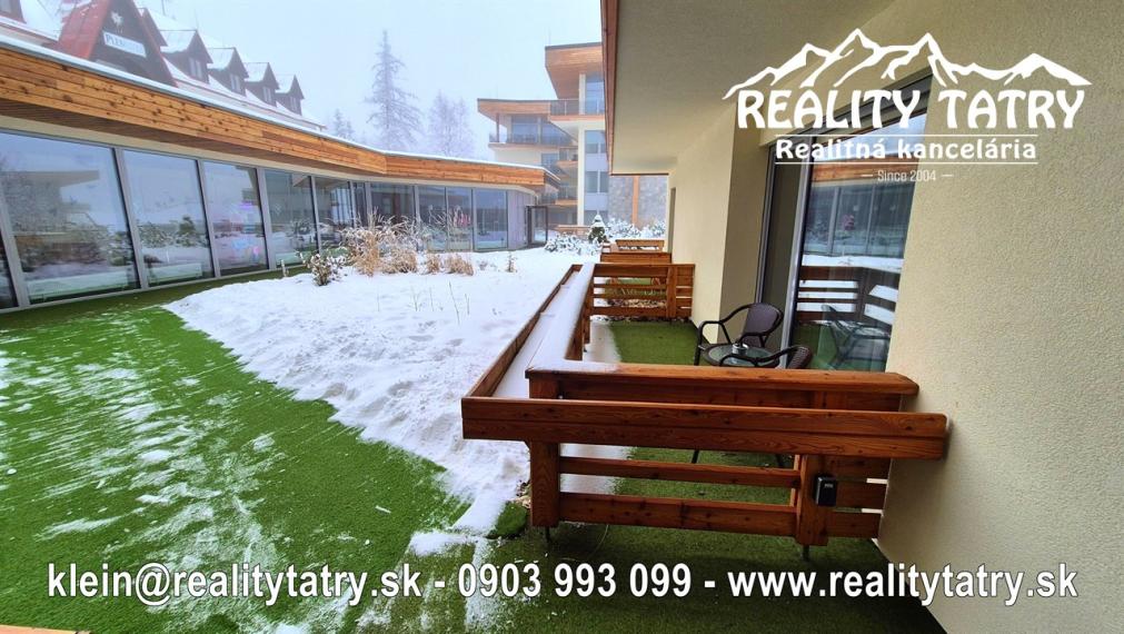 Apartmán s terasou v Starom Smokovci HREBIENOK Rezort I. - TOP KVALITA A STAV - ODPORÚČAME !!!