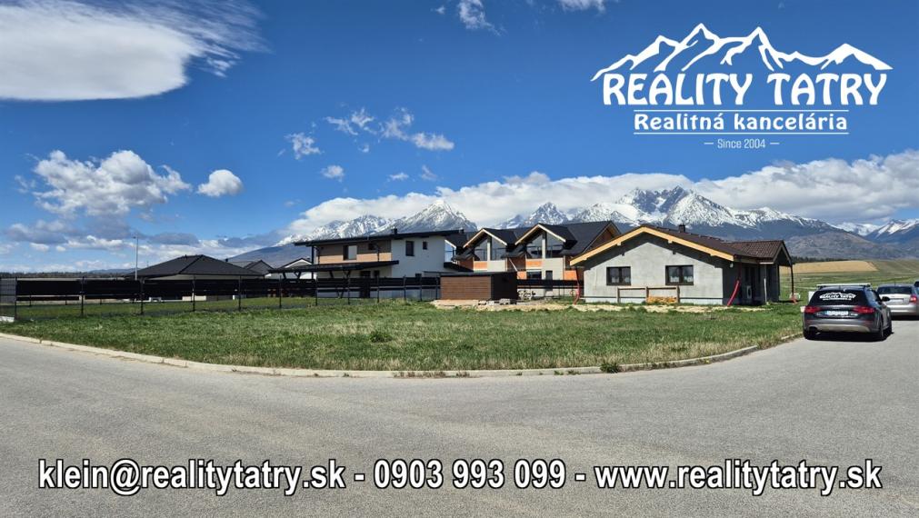 Stavebný pozemok 616 m2 vo Veľkej Lomnice - lokalita NATUR REZORT - ODPORÚČAME !!!