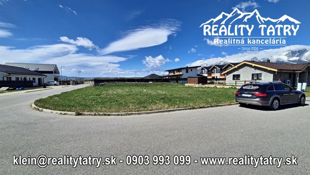 Stavebný pozemok 616 m2 vo Veľkej Lomnice - lokalita NATUR REZORT - ODPORÚČAME !!!