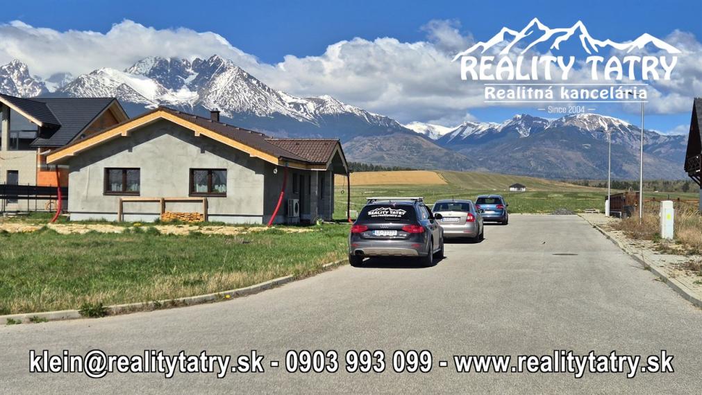 Stavebný pozemok 616 m2 vo Veľkej Lomnice - lokalita NATUR REZORT - ODPORÚČAME !!!