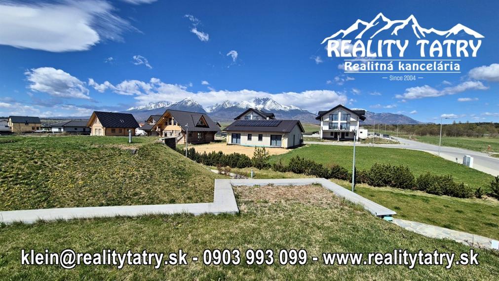 Stavebný pozemok 616 m2 vo Veľkej Lomnice - lokalita NATUR REZORT - ODPORÚČAME !!!