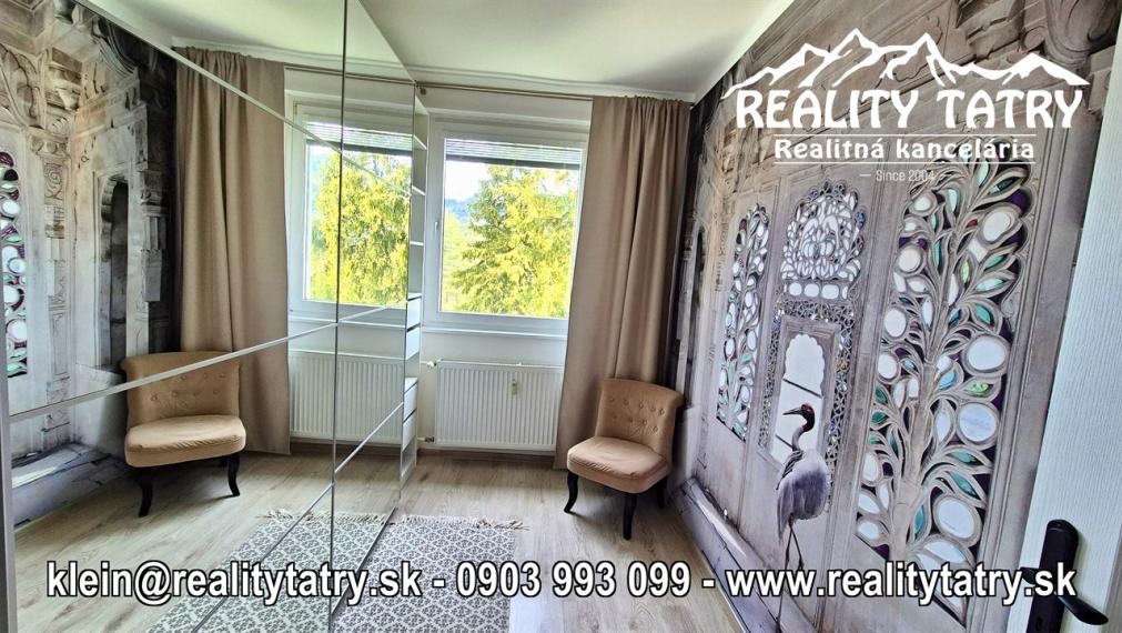 Byt 4 izbový s loggiou - Vysoké Tatry - Tatranská Štrba - Pekný výhľad, ODPORÚČAME !!!
