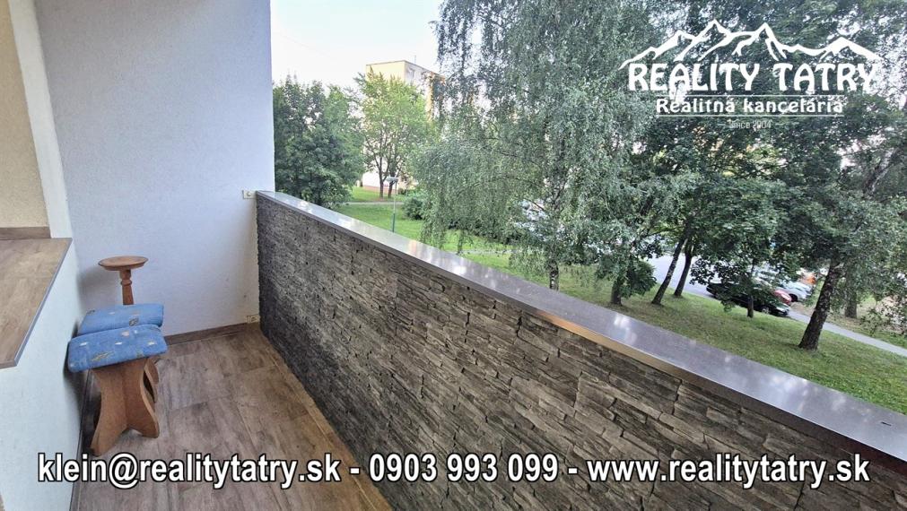 Byt 3 izbový s balkónom komplet prerobený blízko centra v Poprade TOP LOKALITA a STAV - ODPORÚČAME !!!