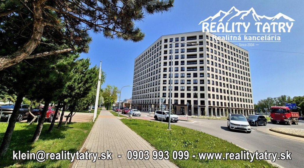 Exkluzívny 2 izbový byt s terasou v novostavbe Karpatská residence v Poprade - TOP STAV, TOP VÝHĽAD a LOKALITA !!!